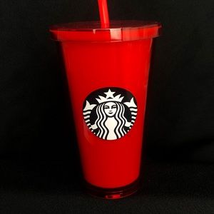 Red Starbucks Tumbler 16 Oz